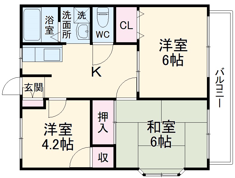 グリーンホーム風間の間取り
