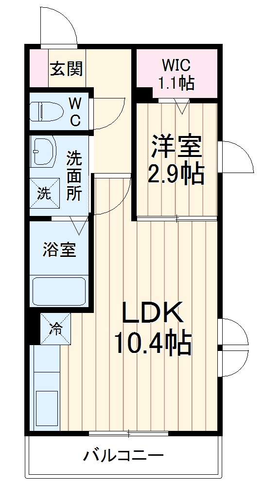 レフィーノの間取り